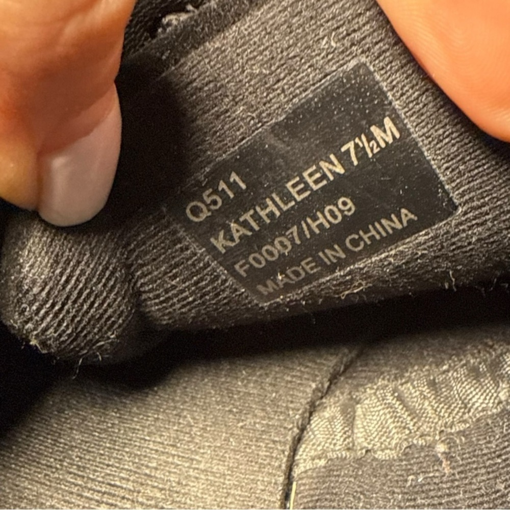 ▶️ Coach ◀️ Kathleen Black and Gray Lace up shoes  7.5 Signature C - Picture 11 of 13